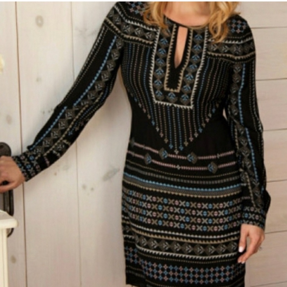 BCBGMaxAzria Freya Print Tunic Dress